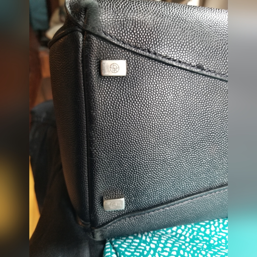 THE ROW Leather Classic Handle Tote - Picture 8 of 13